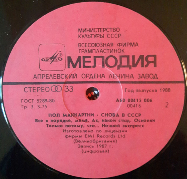  Снова В СССР